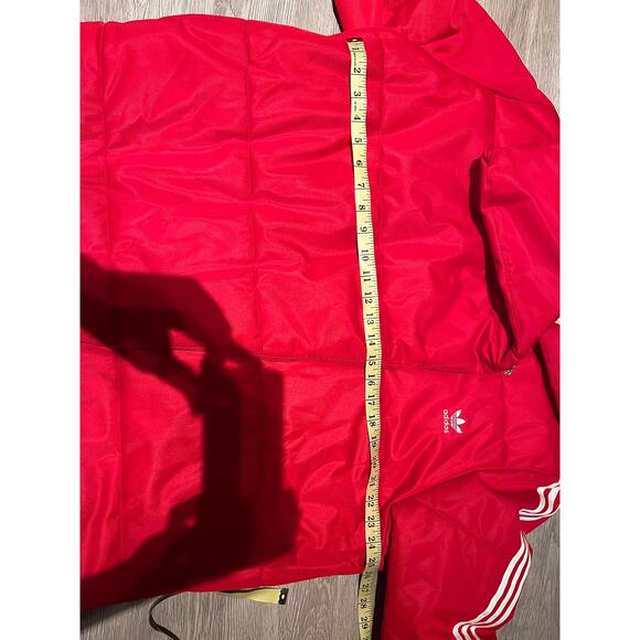 adidas - TRACKTOP PUFFER Jacket / L / Red - Picture 8 of 13